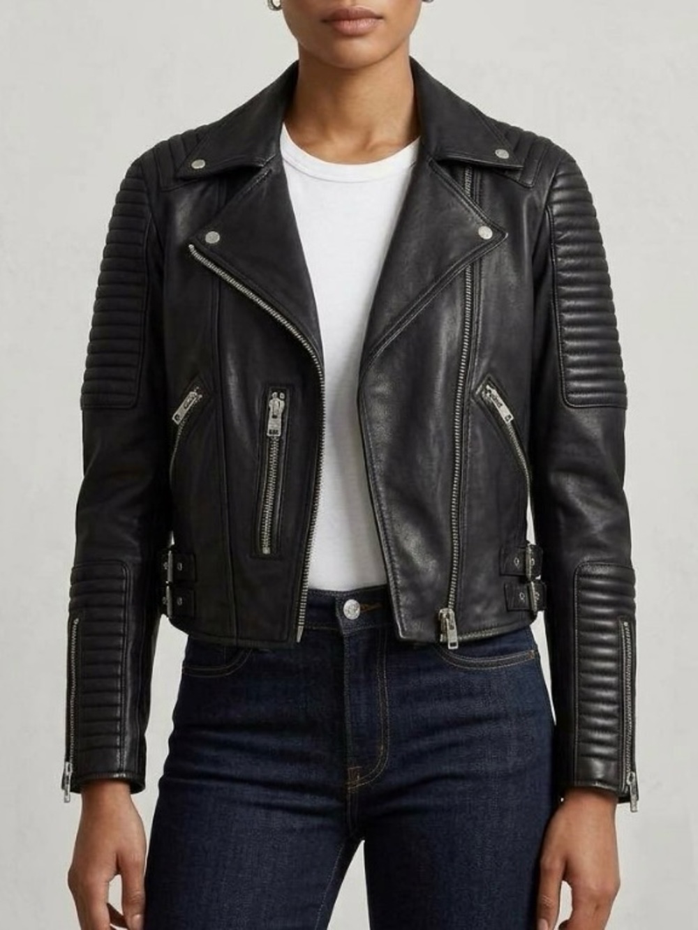 All Saints Estella Leather Jacket